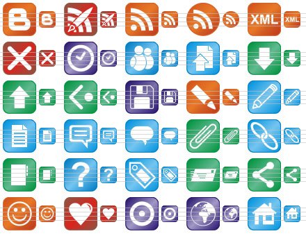 Screenshot for Perfect Blog Icons 2012.1