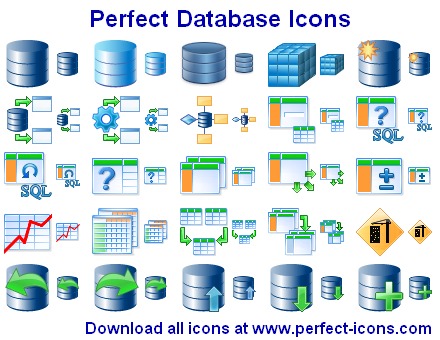 Screenshot for Perfect Database Icons 2011.5
