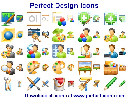 Click to view Perfect Design Icons 2012.2 screenshot