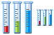 Test tubes icons