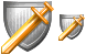 Shield and sword icon