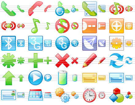 Screenshot for Perfect Mobile Icons 2011.1