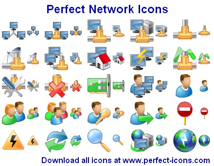 Click to view Perfect Network Icons 2012.1 screenshot