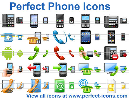 Click to view Perfect Phone Icons 2011.6 screenshot