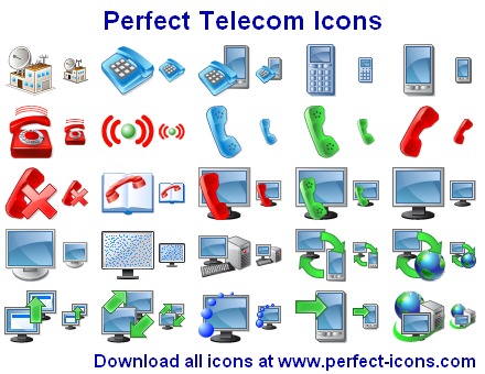 Screenshot for Perfect Telecom Icons 2011.4