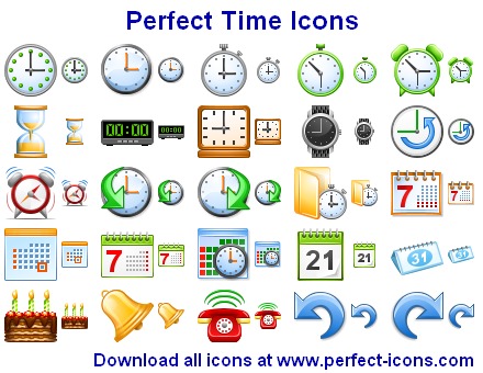 Screenshot for Perfect Time Icons 2011.3