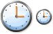 Clock icons