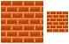 Brick wall icons